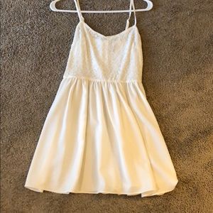 White formal dress